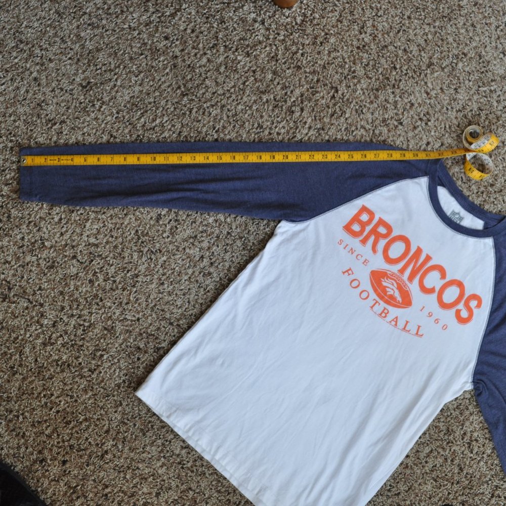 NFL Team Apparel Broncos Long Sleeve Shirt Men M - Picture 10 of 10
